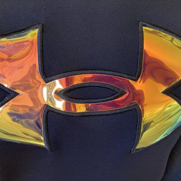 165 Under Armour Hoodie Hologram Youth Large EUC - Picture 2 of 5